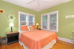Main level primary suite with a King size bed